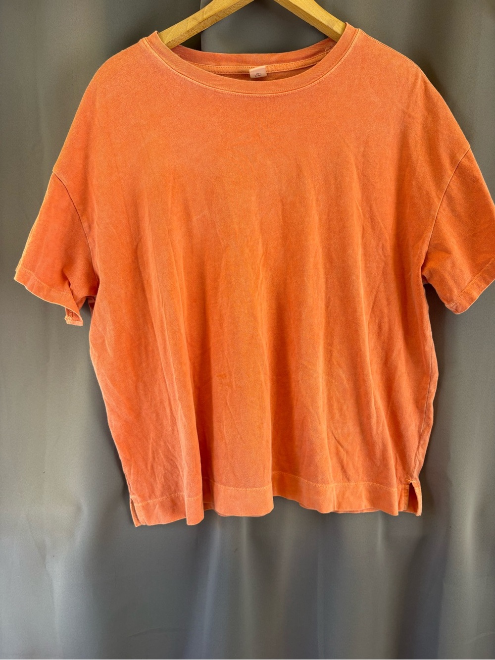 Old Navy Washed Orange Short Sleeve Tee